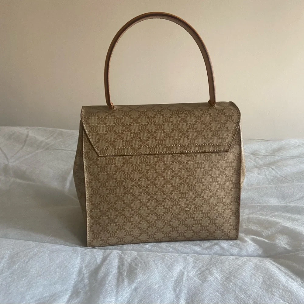 RARE CELINE VINTAGE HANDLE MACADAM BAG 
*Collector's item* - Picture 14 of 17